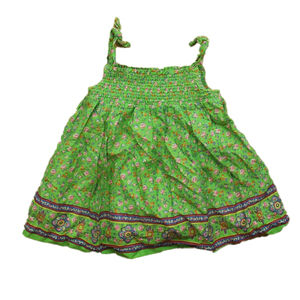 Ralph Lauren Girls Green Floral Dress size: 24 Months